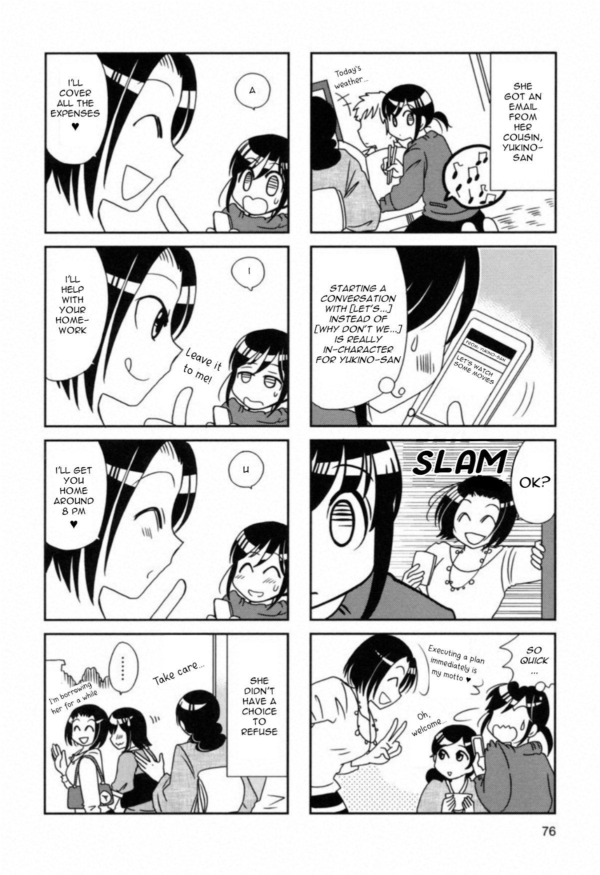 Morita-san wa Mukuchi Chapter 105 page 2 - Chapter 105: Silence 105