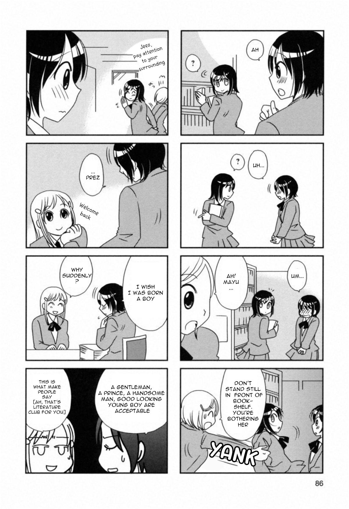 Morita-san wa Mukuchi Chapter 106 page 6 - Chapter 106: Silence 106
