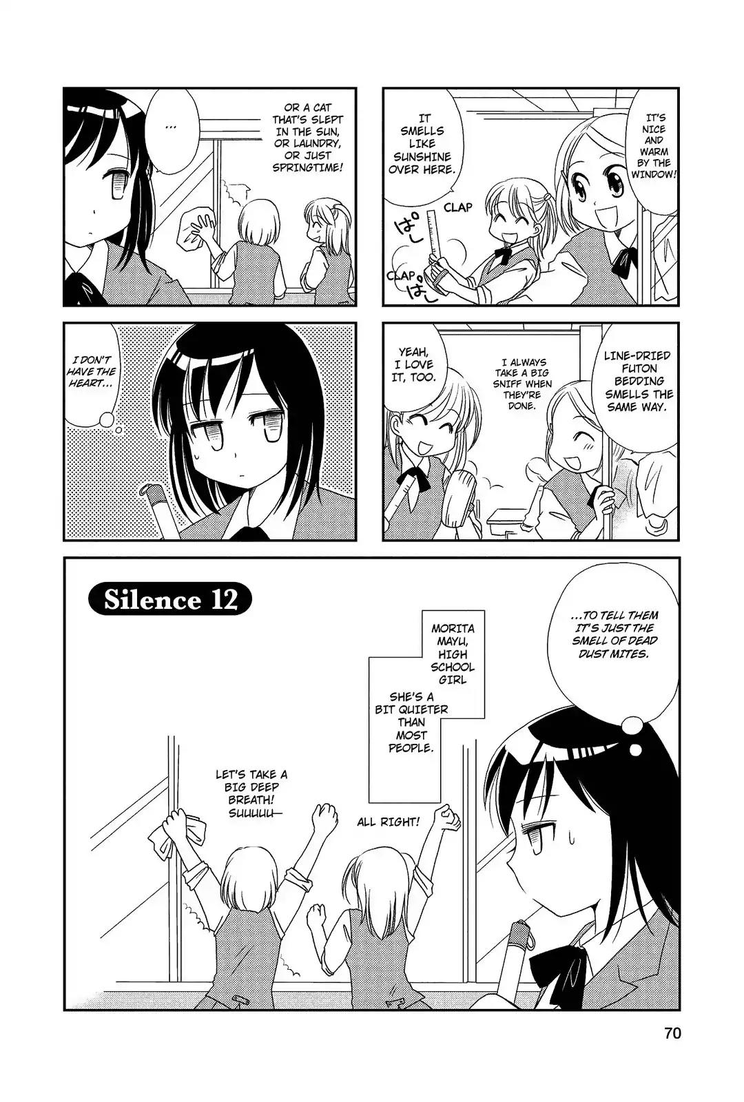 Morita-san wa Mukuchi Chapter 12 page 1 - Chapter 12