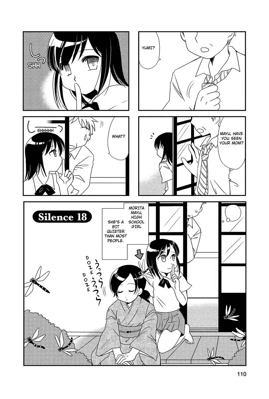 Morita-san wa Mukuchi Chapter 18 page 1 - Chapter 18
