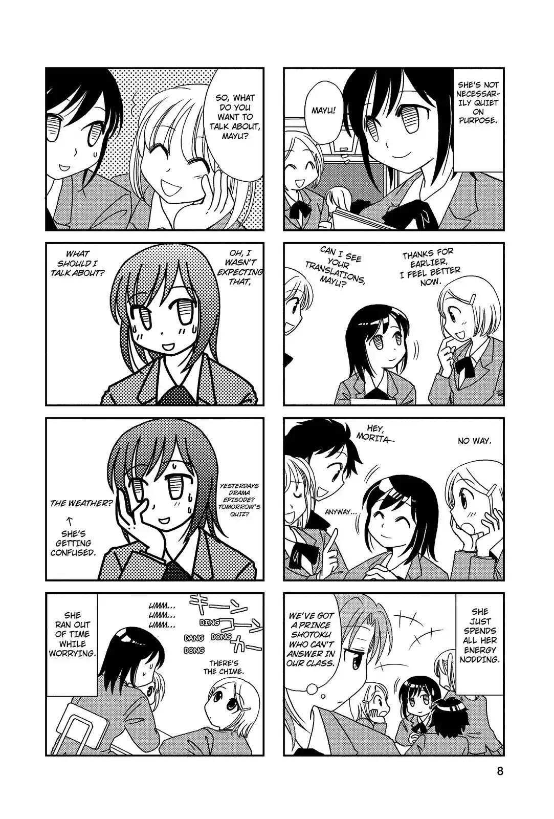 Morita-san wa Mukuchi Chapter 19 page 8 - Chapter 19