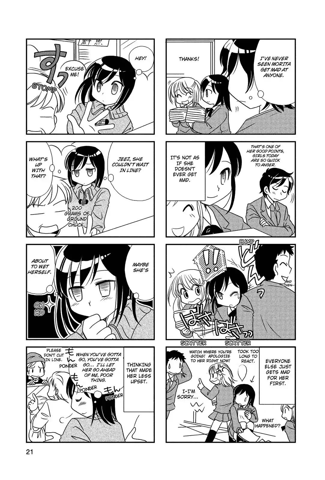 Morita-san wa Mukuchi Chapter 21 page 3 - Chapter 21