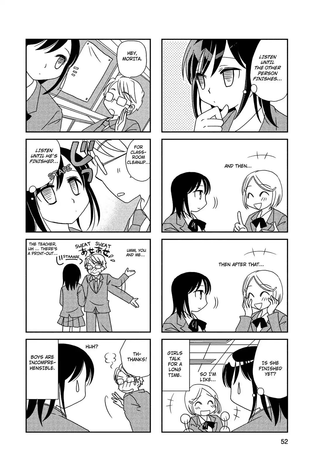 Morita-san wa Mukuchi Chapter 25 page 3 - Chapter 25