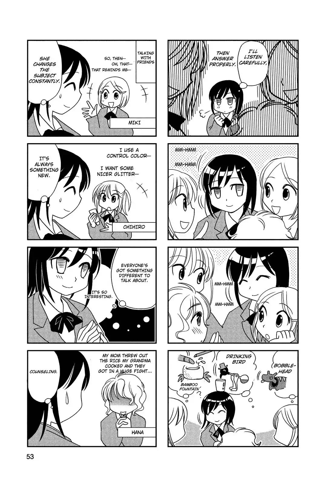 Morita-san wa Mukuchi Chapter 25 page 4 - Chapter 25