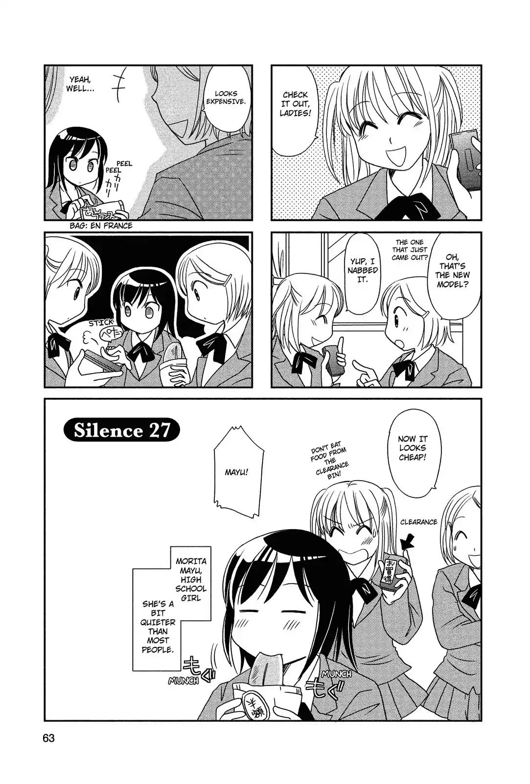 Morita-san wa Mukuchi Chapter 27 page 1 - Chapter 27
