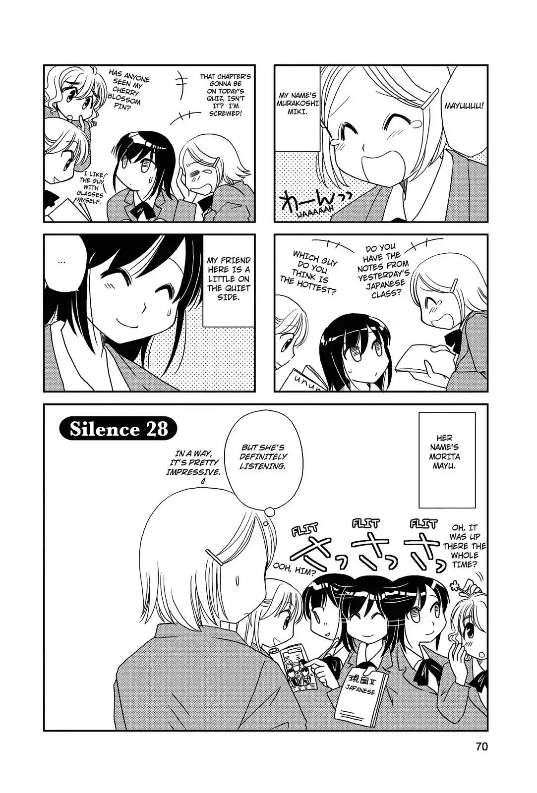 Morita-san wa Mukuchi Chapter 28 page 1 - Chapter 28