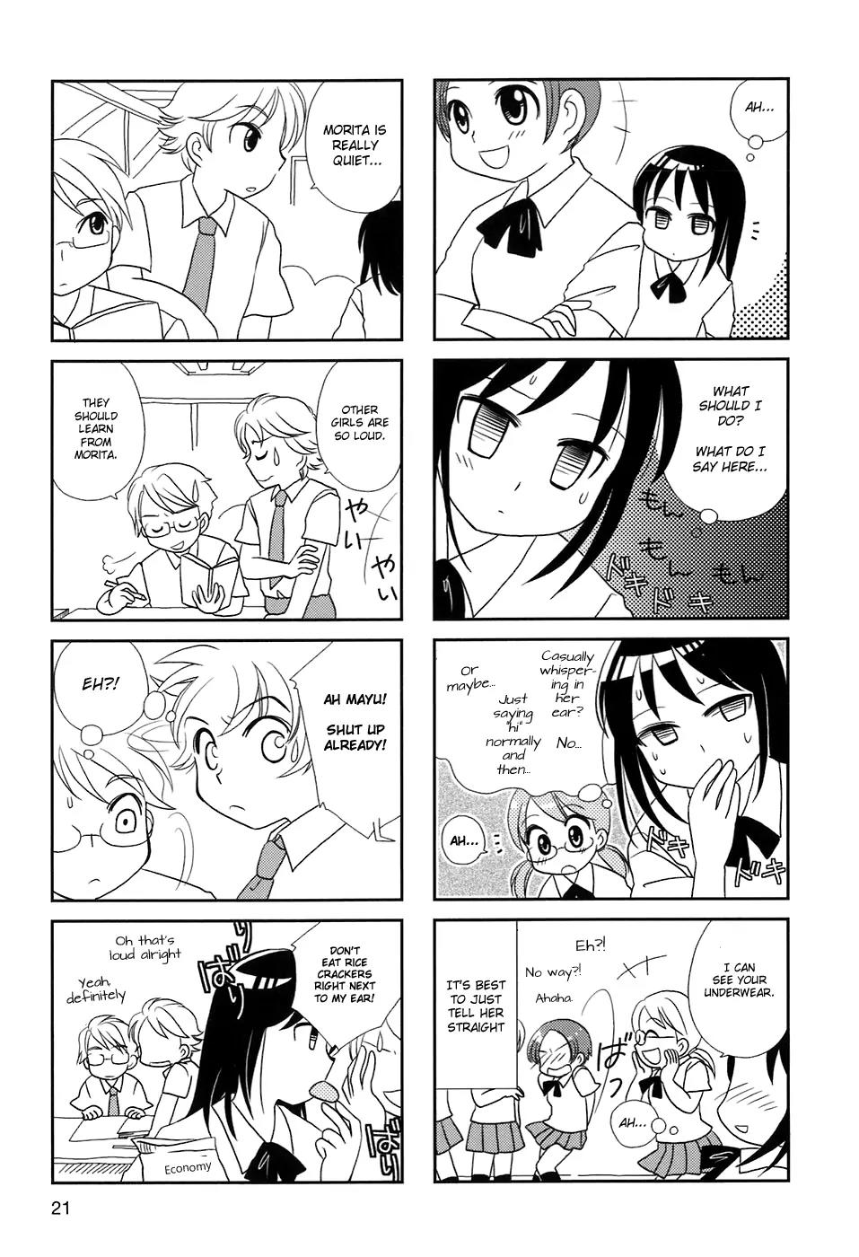 Morita-san wa Mukuchi Chapter 3 page 5 - Chapter 3