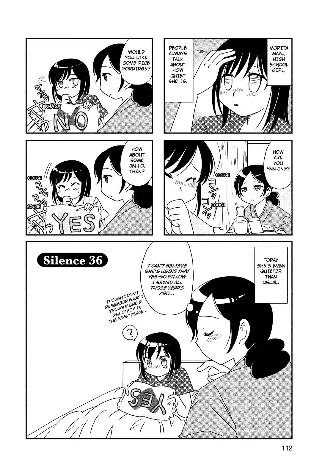 Morita-san wa Mukuchi Chapter 36 page 1 - Chapter 36