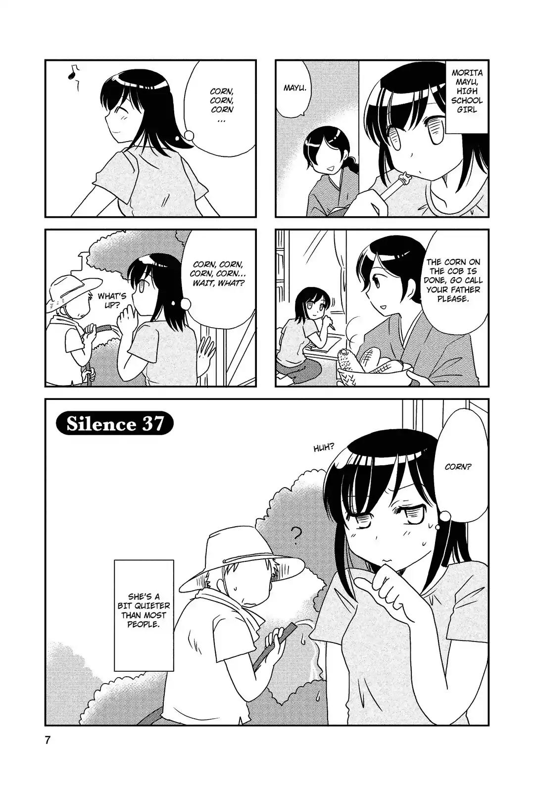 Morita-san wa Mukuchi Chapter 37 page 7 - Chapter 37