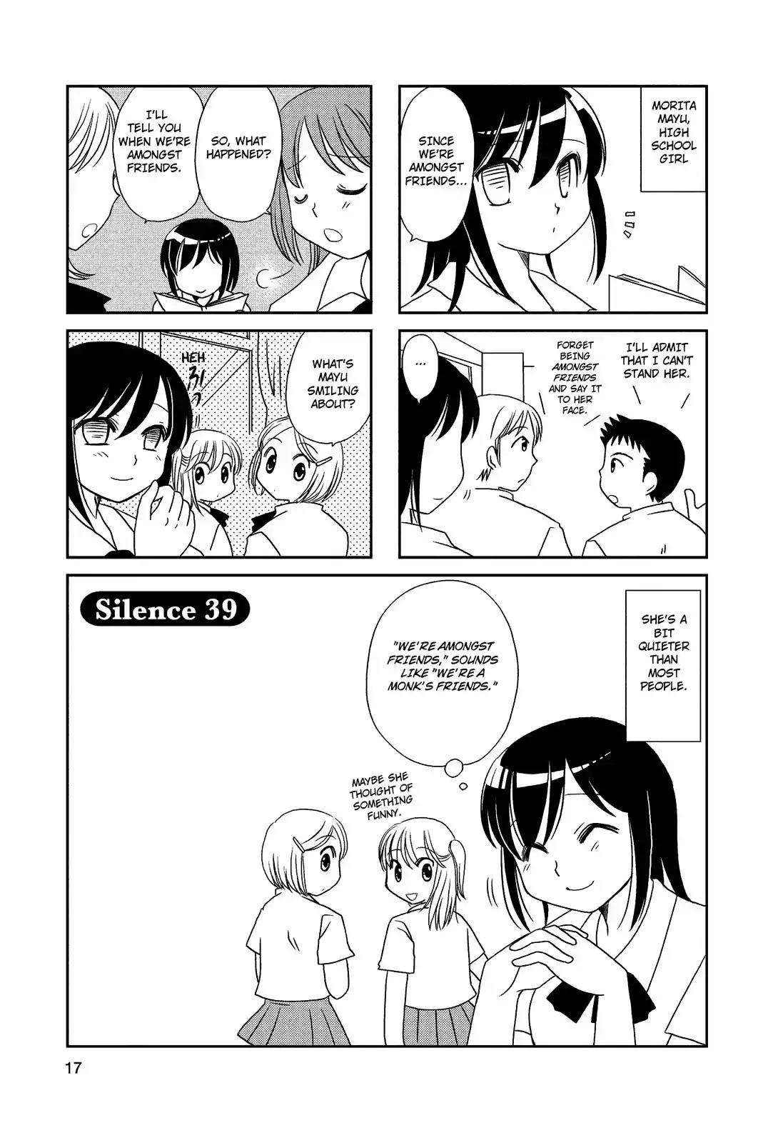 Morita-san wa Mukuchi Chapter 39 page 1 - Chapter 39