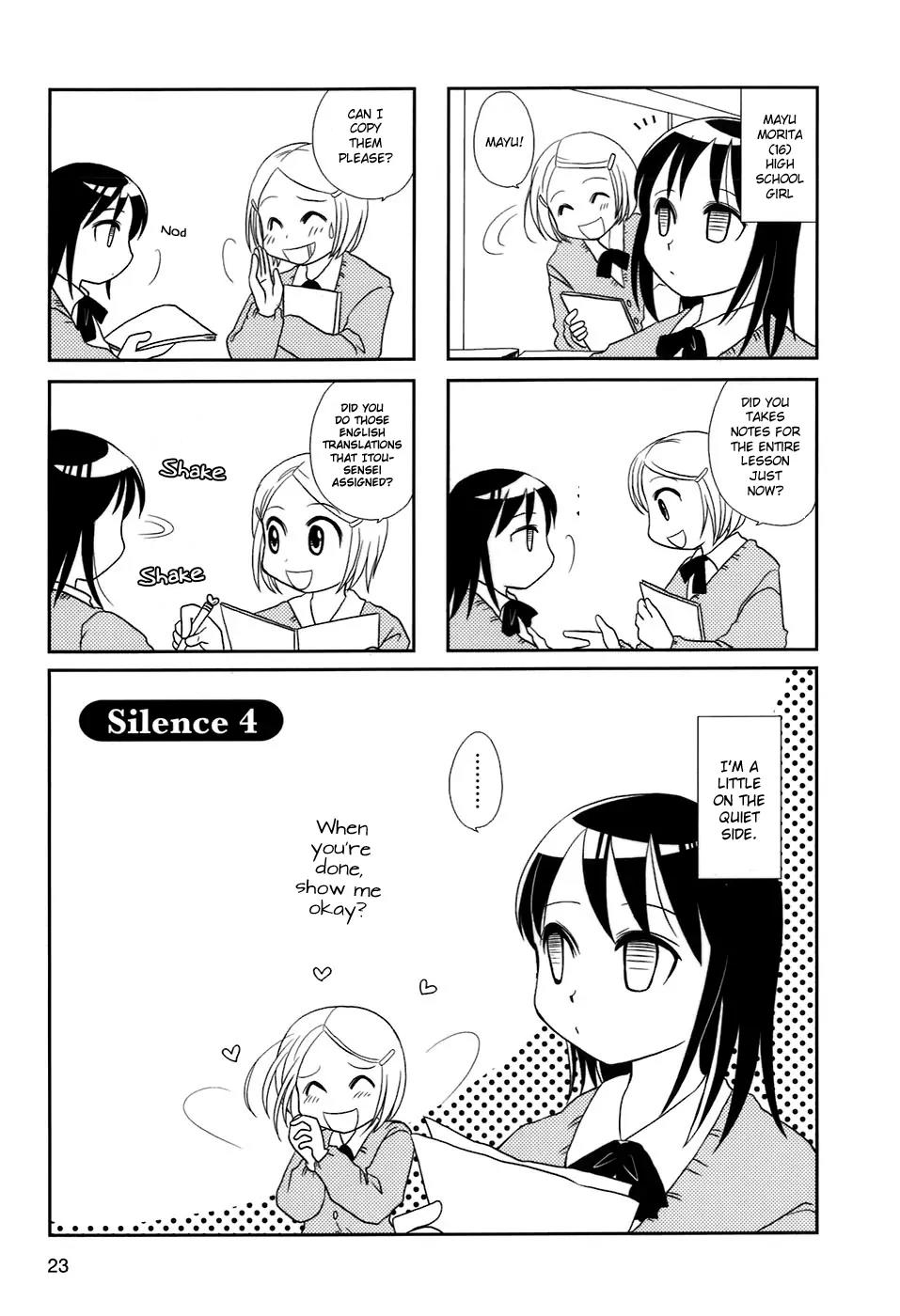 Morita-san wa Mukuchi Chapter 4 page 1 - Chapter 4