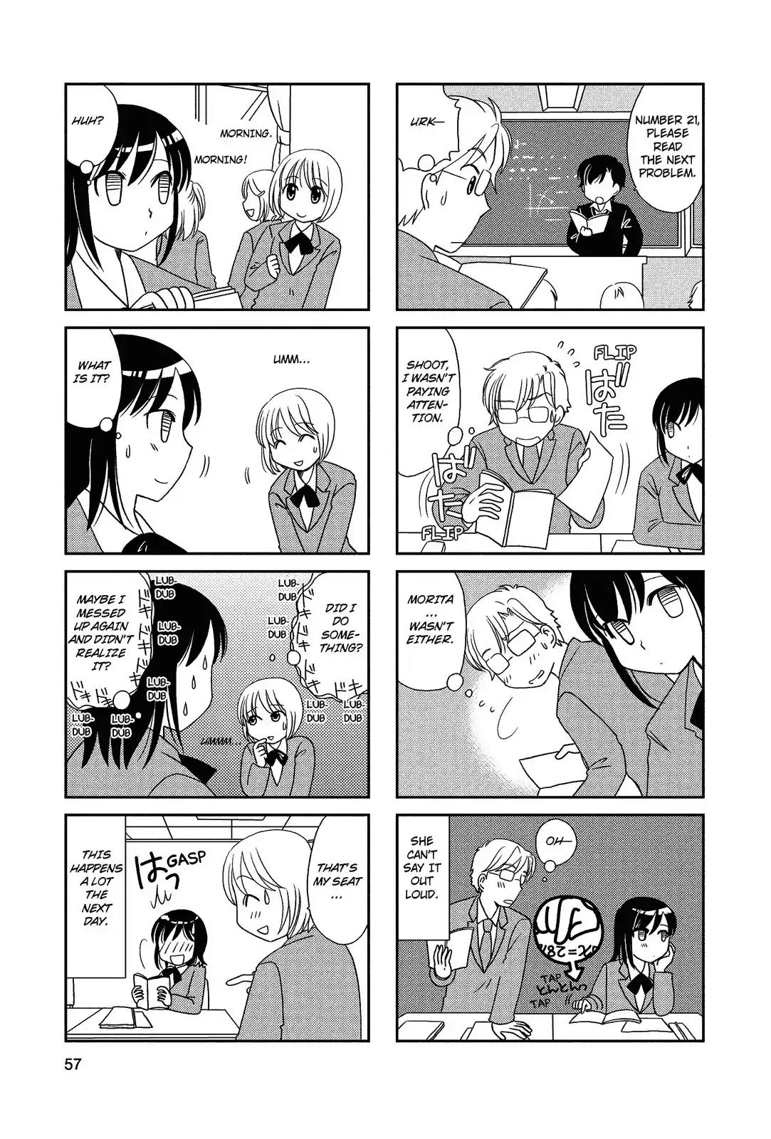Morita-san wa Mukuchi Chapter 46 page 5 - Chapter 46