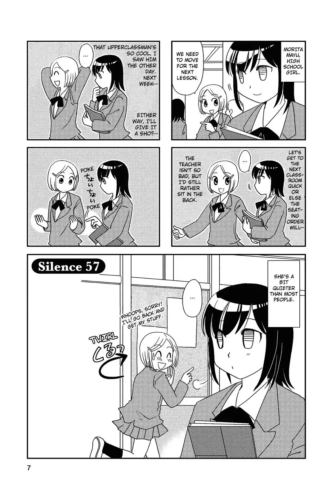 Morita-san wa Mukuchi Chapter 57 page 7 - Chapter 57