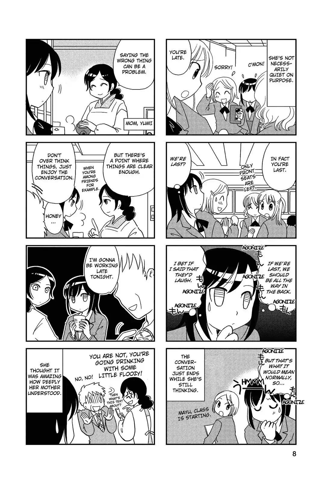 Morita-san wa Mukuchi Chapter 57 page 8 - Chapter 57