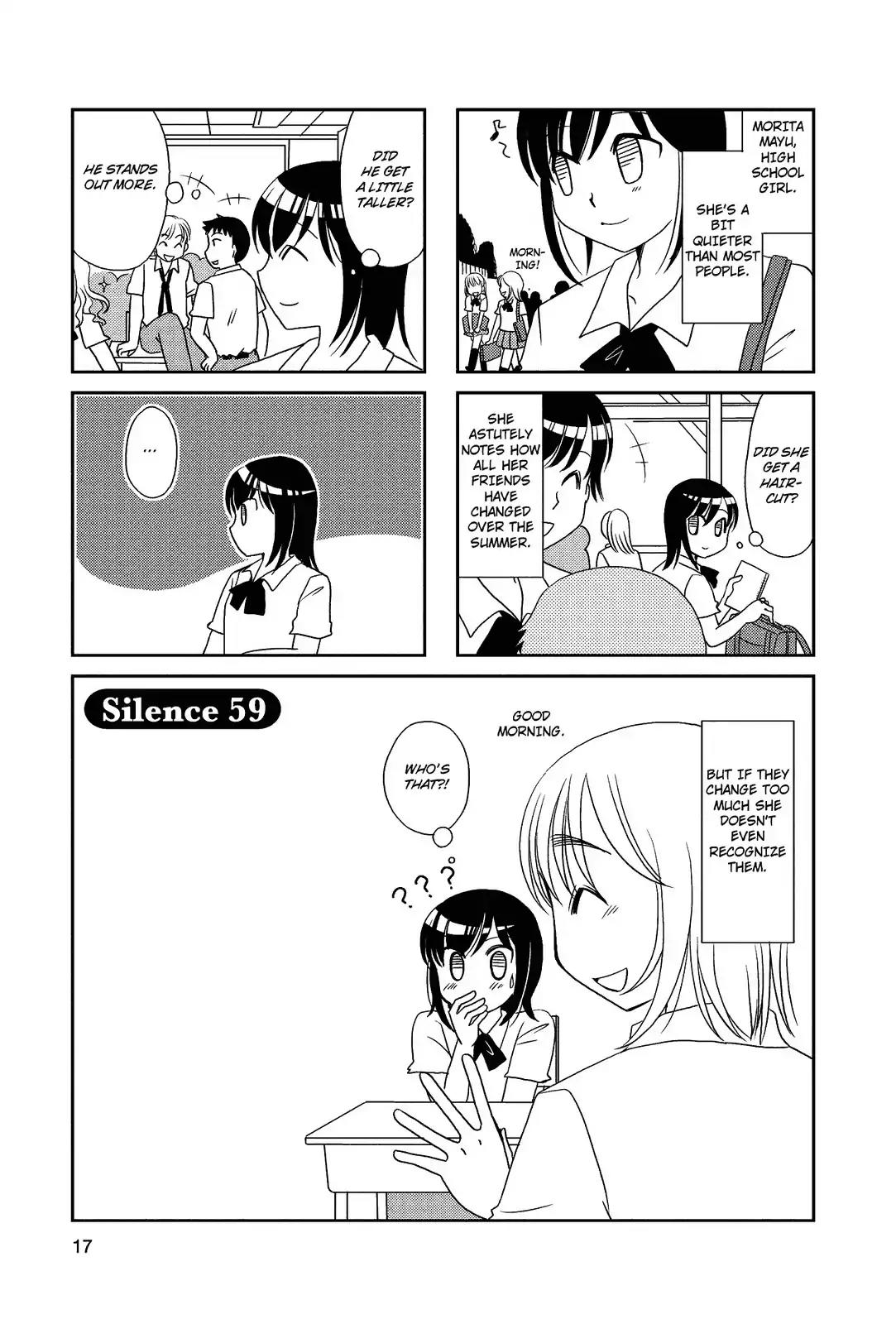 Morita-san wa Mukuchi Chapter 59 page 1 - Chapter 59