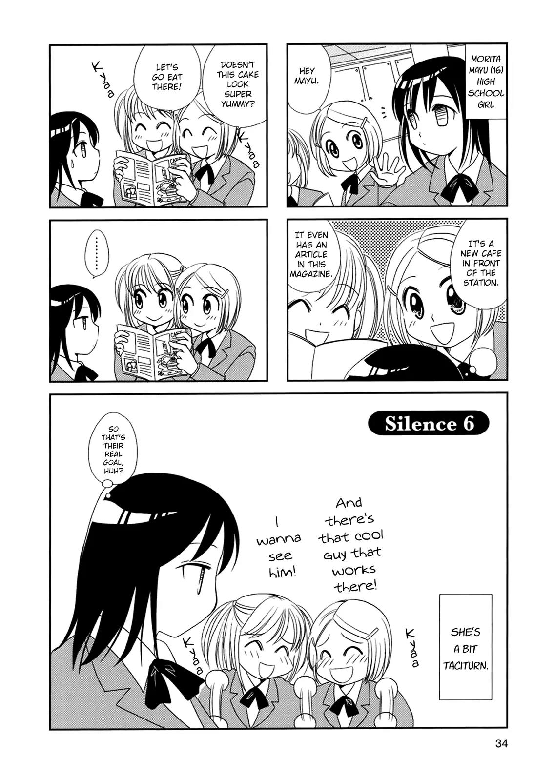 Morita-san wa Mukuchi Chapter 6 page 2 - Chapter 6