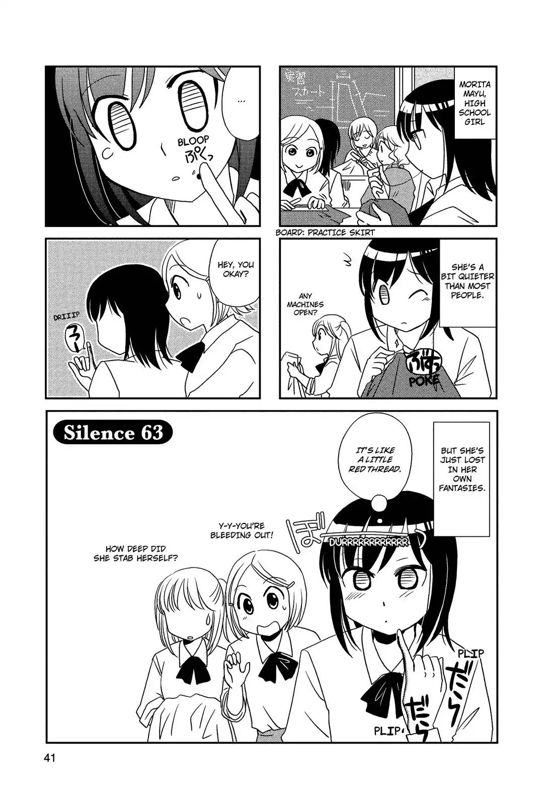 Morita-san wa Mukuchi Chapter 63 page 1 - Chapter 63