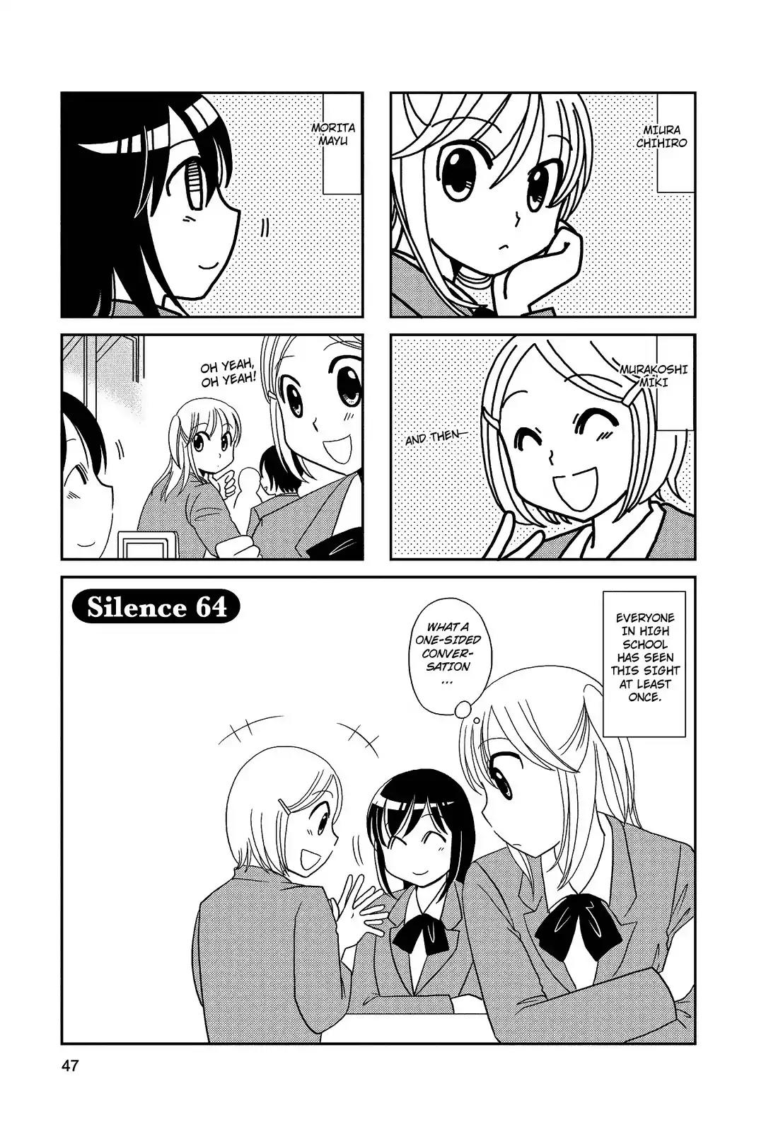 Morita-san wa Mukuchi Chapter 64 page 1 - Chapter 64