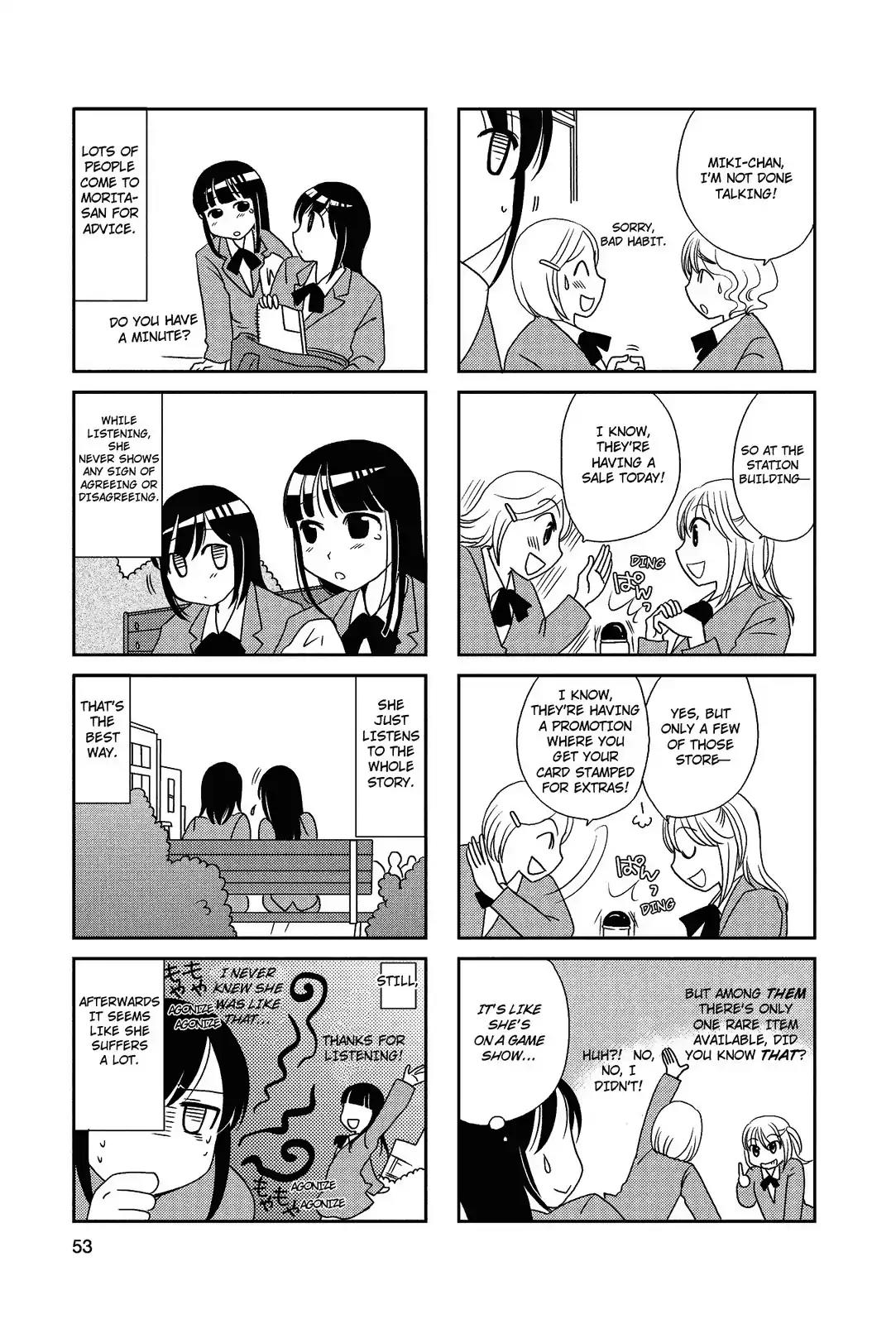 Morita-san wa Mukuchi Chapter 65 page 3 - Chapter 65