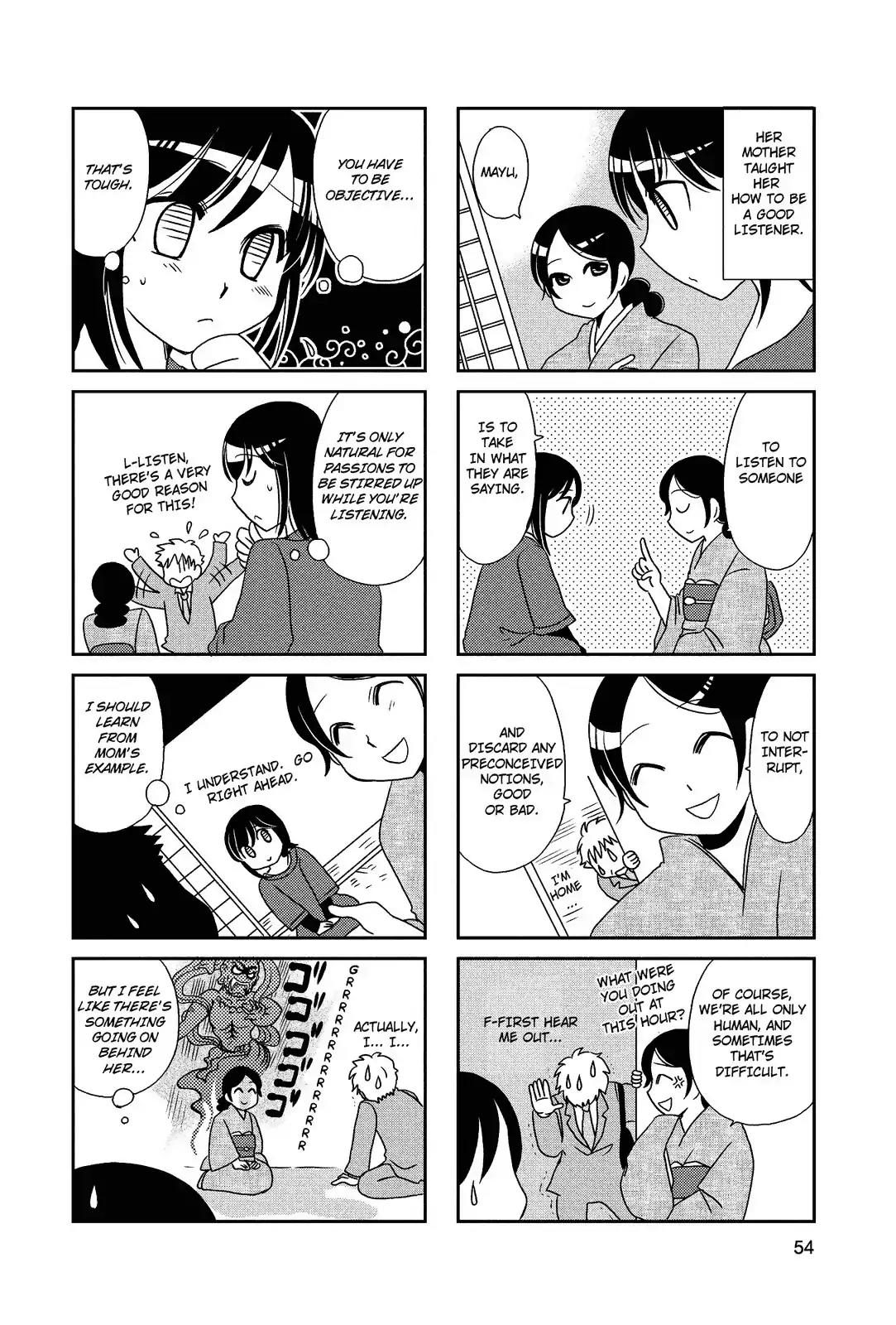 Morita-san wa Mukuchi Chapter 65 page 4 - Chapter 65