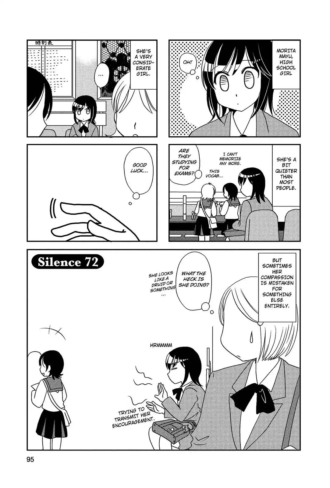 Morita-san wa Mukuchi Chapter 72 page 1 - Chapter 72