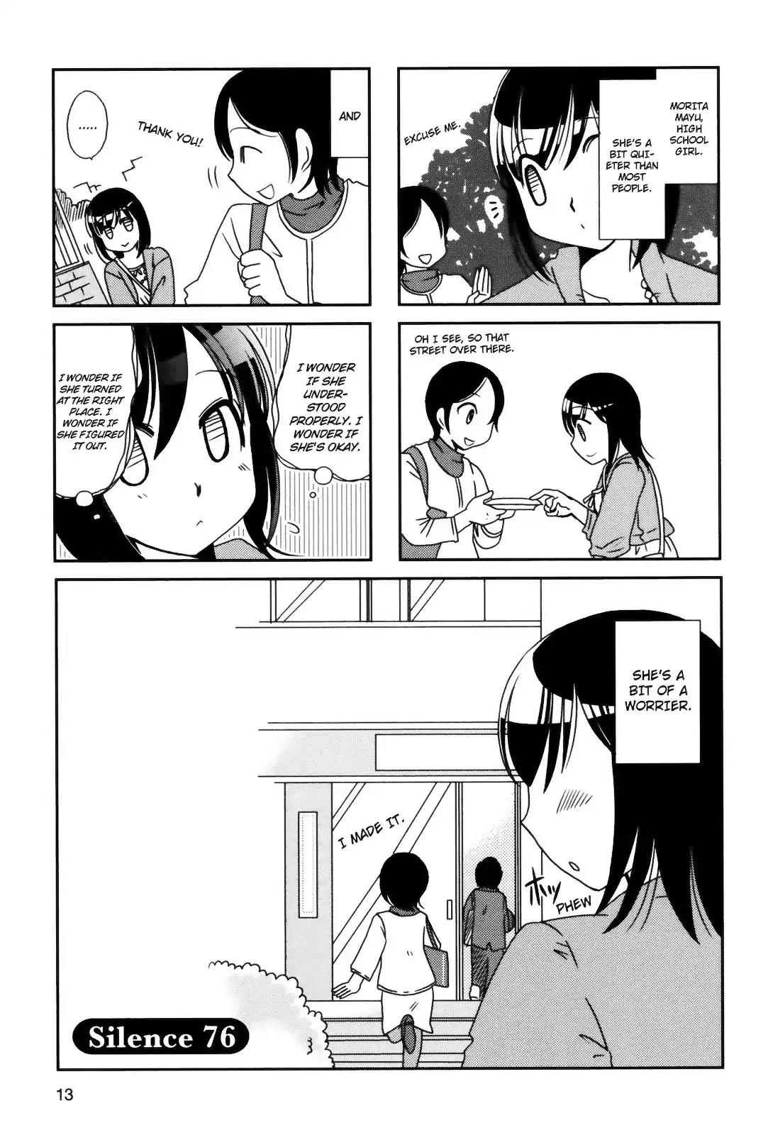 Morita-san wa Mukuchi Chapter 76 page 1 - Chapter 76