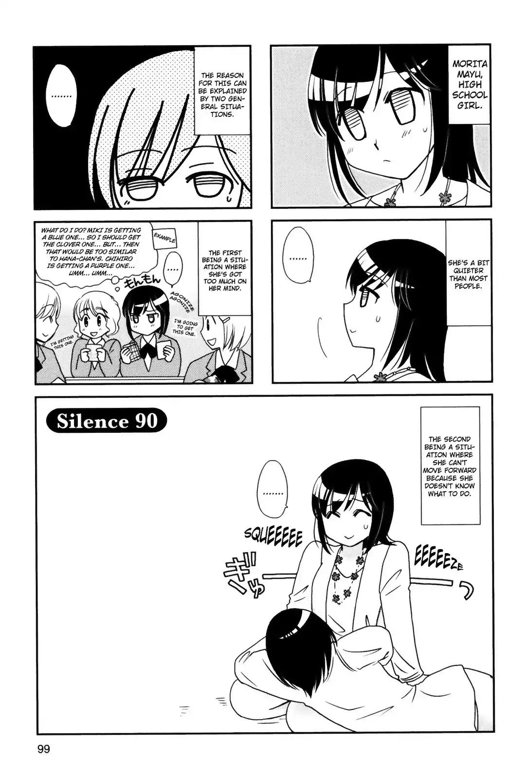 Morita-san wa Mukuchi Chapter 90 page 1 - Chapter 90