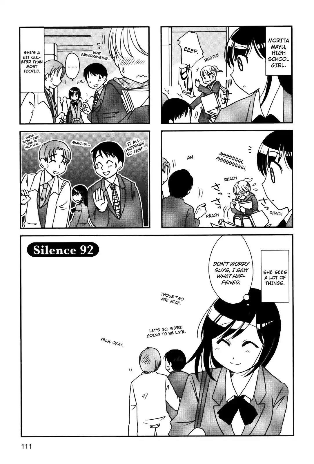 Morita-san wa Mukuchi Chapter 92 page 1 - Chapter 92