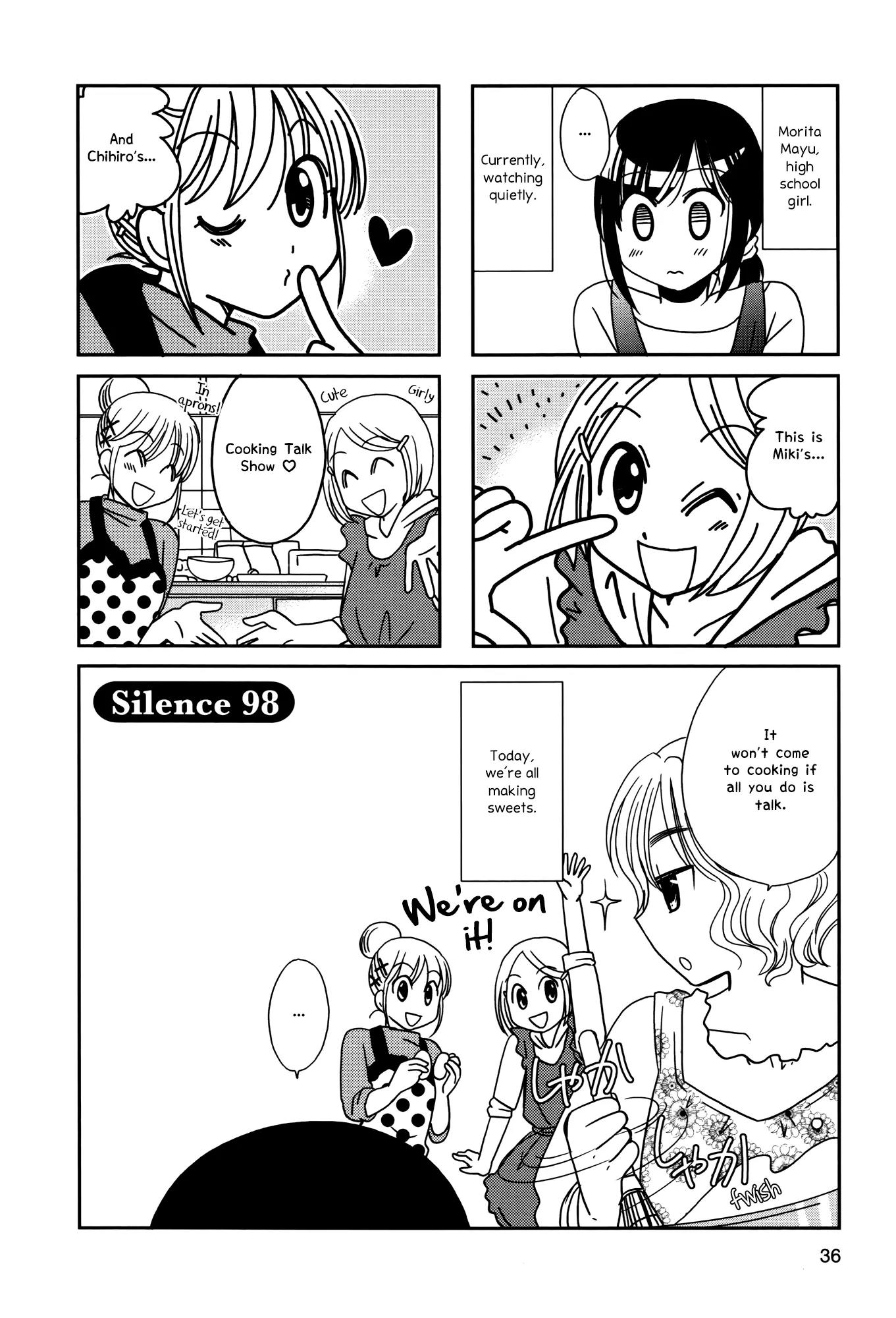 Morita-san wa Mukuchi Chapter 98 page 1 - Chapter 98