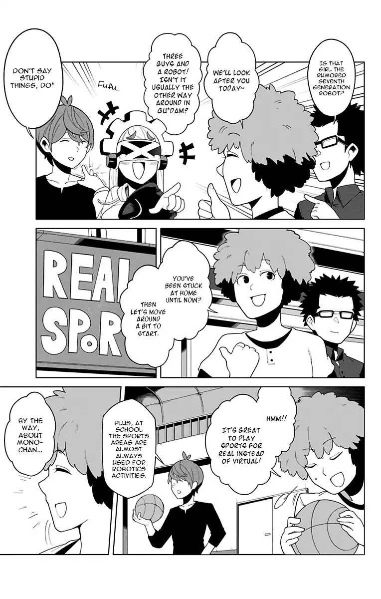 Moromono no Jijou Chapter 1 page 13 - Chapter 1: The Circumstances Of The Seventh Generation Robot, Mono-1