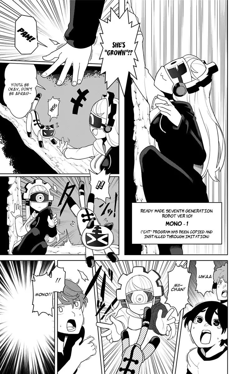 Moromono no Jijou Chapter 1 page 19 - Chapter 1: The Circumstances Of The Seventh Generation Robot, Mono-1