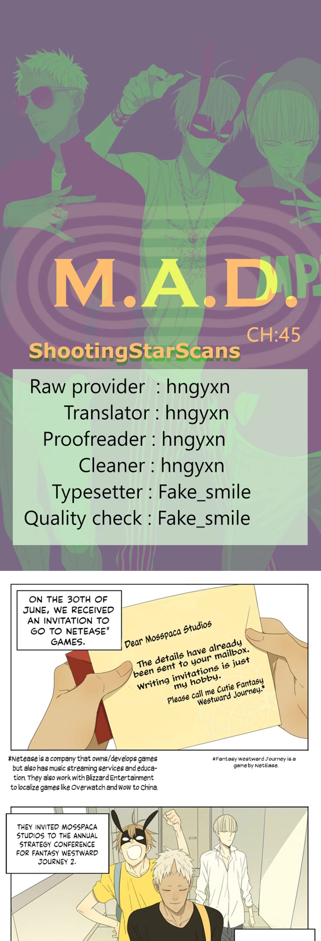 Mosspaca Advertising Department Chapter 45 page 1 - Chapter 45
