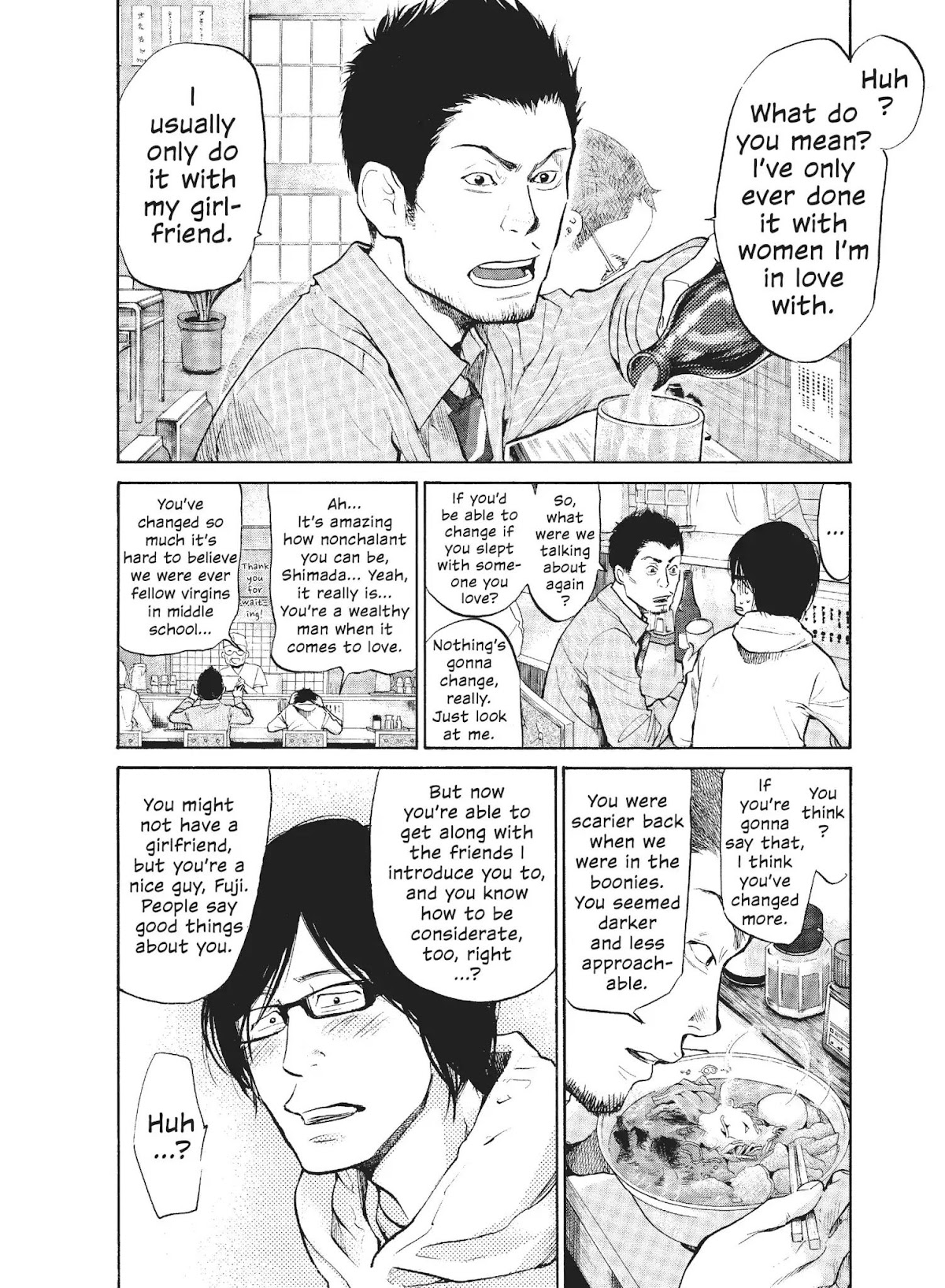 Moteki Chapter 10 page 6 - Chapter 10: Mind Circus