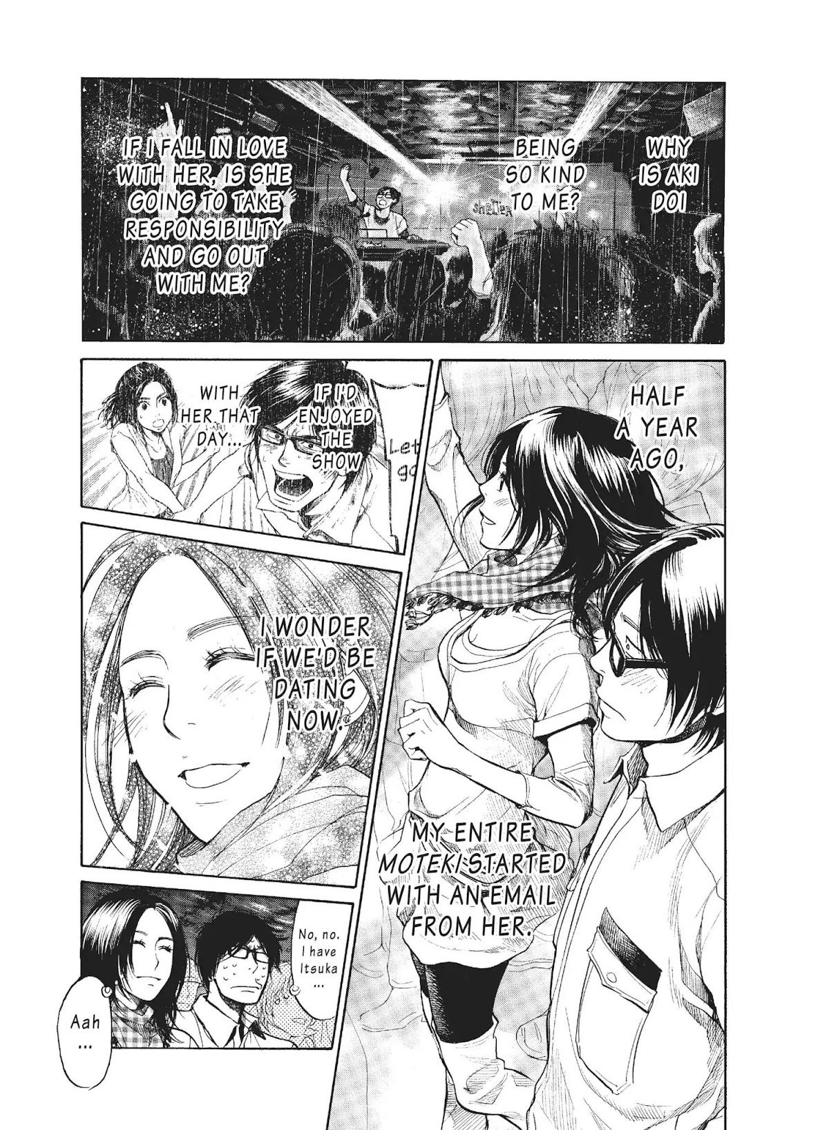 Moteki Chapter 14 page 22 - Chapter 14: I Just Wanna Be Popular...