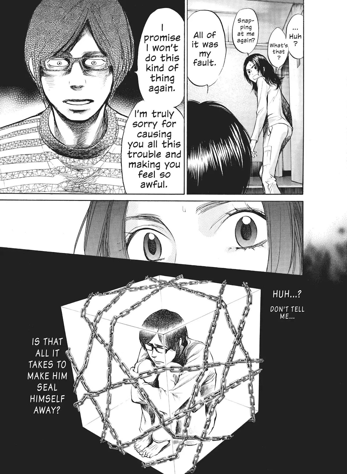 Moteki Chapter 18 page 13 - Chapter 18: The Eternal Puzzle