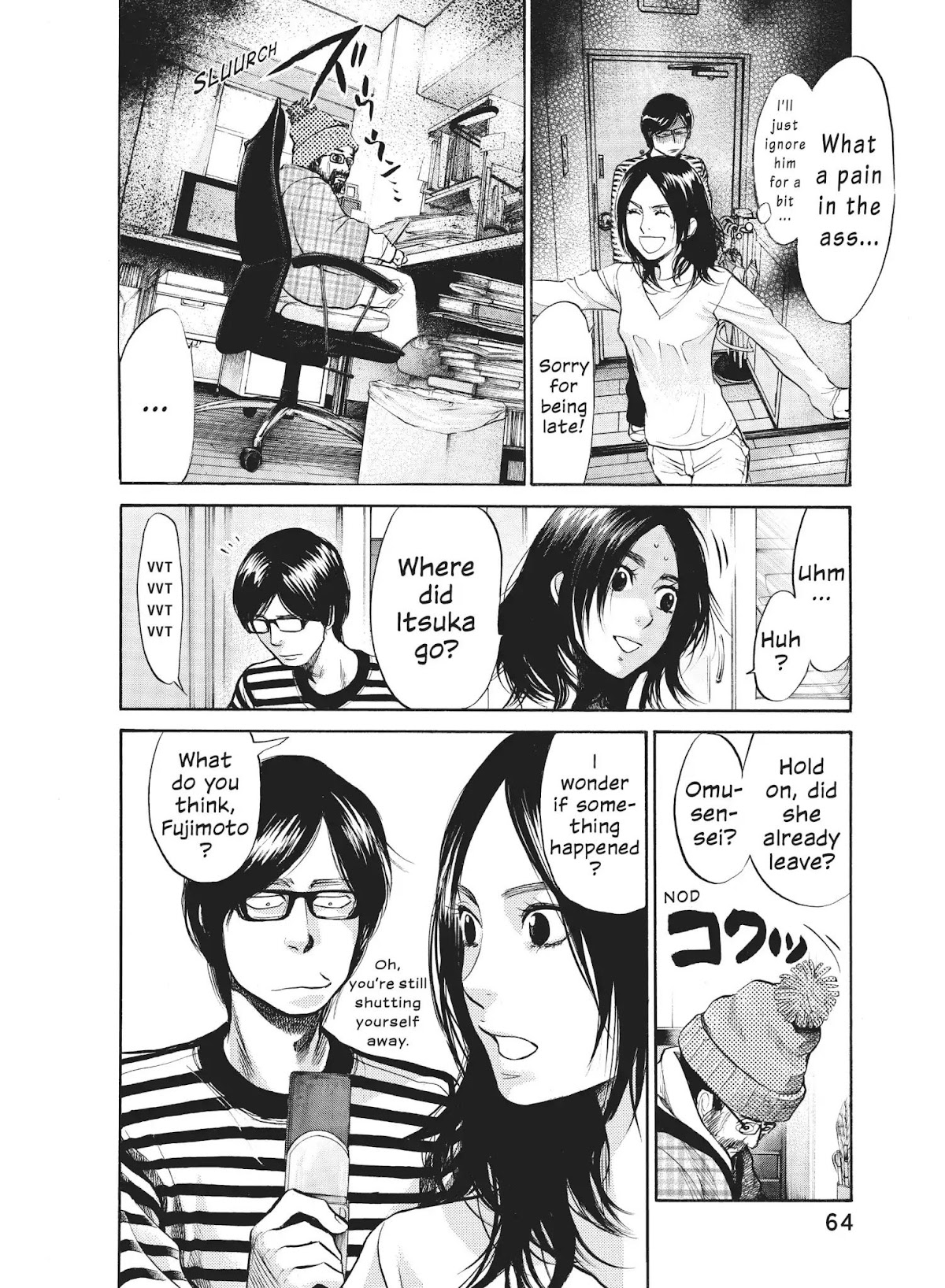 Moteki Chapter 18 page 14 - Chapter 18: The Eternal Puzzle