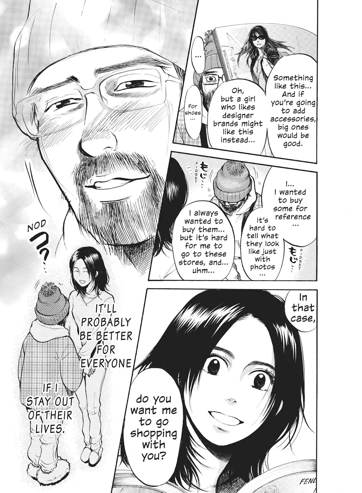 Moteki Chapter 18 page 21 - Chapter 18: The Eternal Puzzle