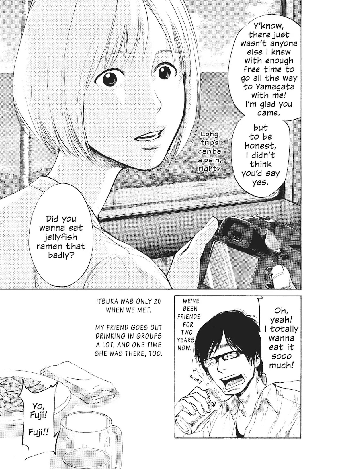Moteki Chapter 2 page 3 - Chapter 2: Ours is a Jellyfish Sea