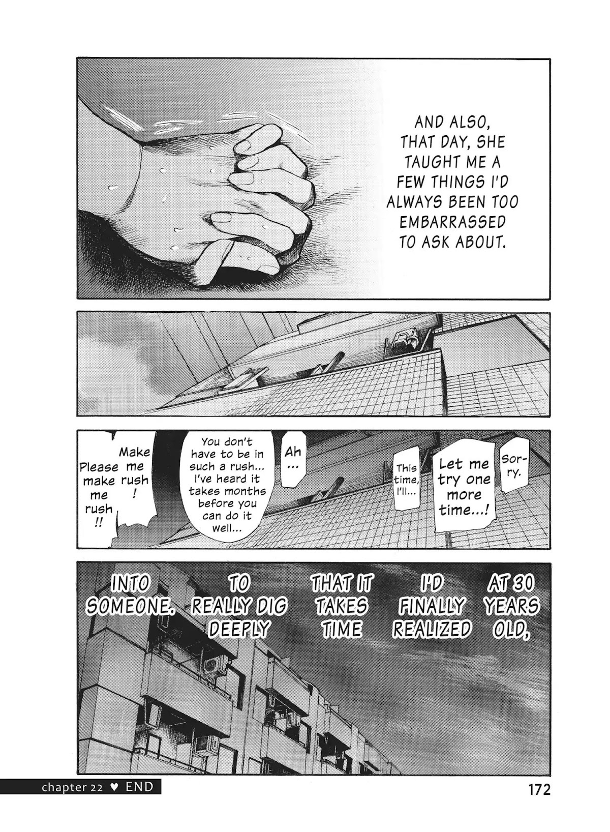 Moteki Chapter 22 page 24 - Chapter 22: Cutting Edge
