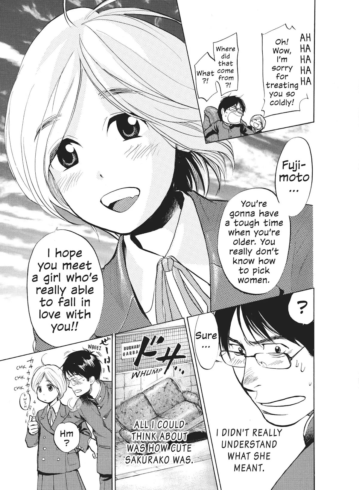 Moteki Chapter 23.5 page 12 - Vol.2 Bonus Chapter: Moteki: The School Days