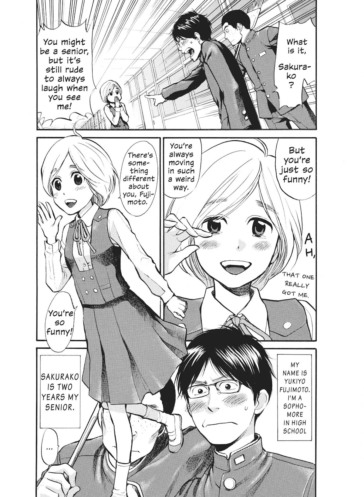 Moteki Chapter 23.5 page 4 - Vol.2 Bonus Chapter: Moteki: The School Days