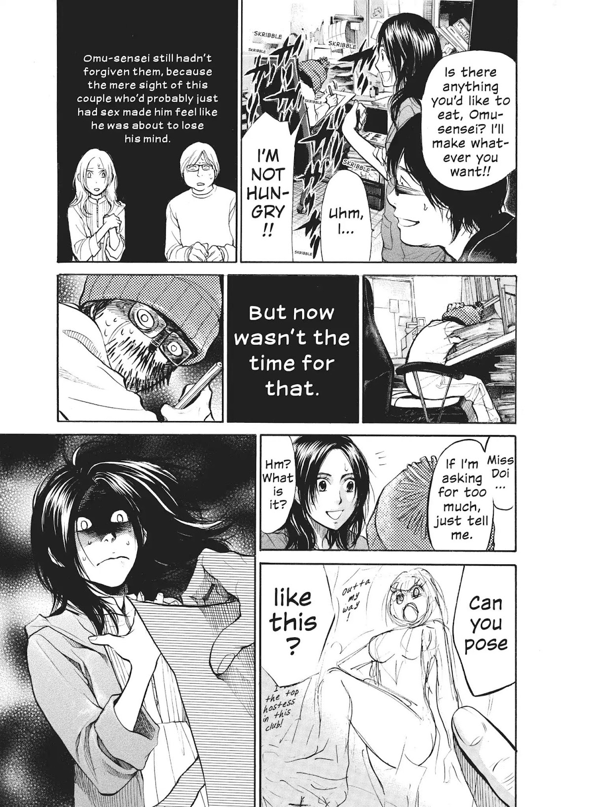 Moteki Chapter 23 page 15 - Chapter 23: The Rock 'n Roll Won't Stop Ringing