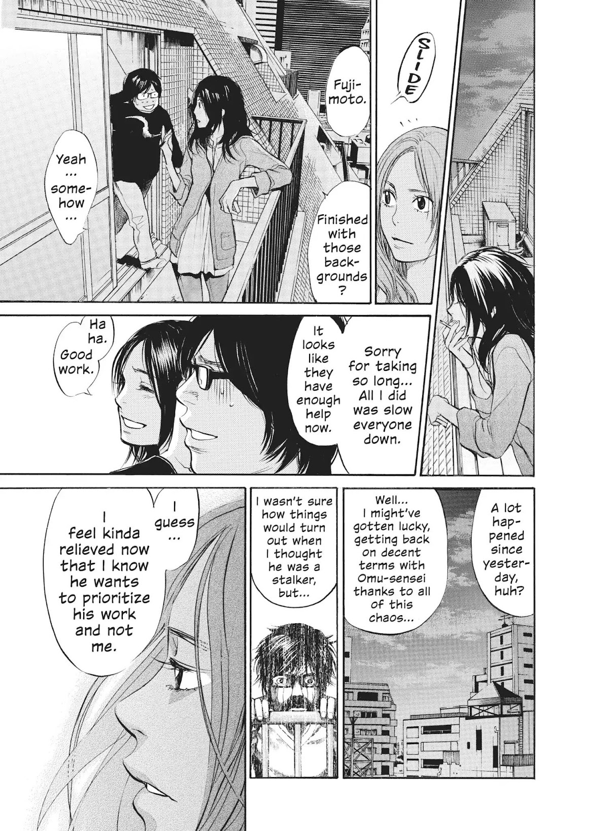 Moteki Chapter 23 page 21 - Chapter 23: The Rock 'n Roll Won't Stop Ringing