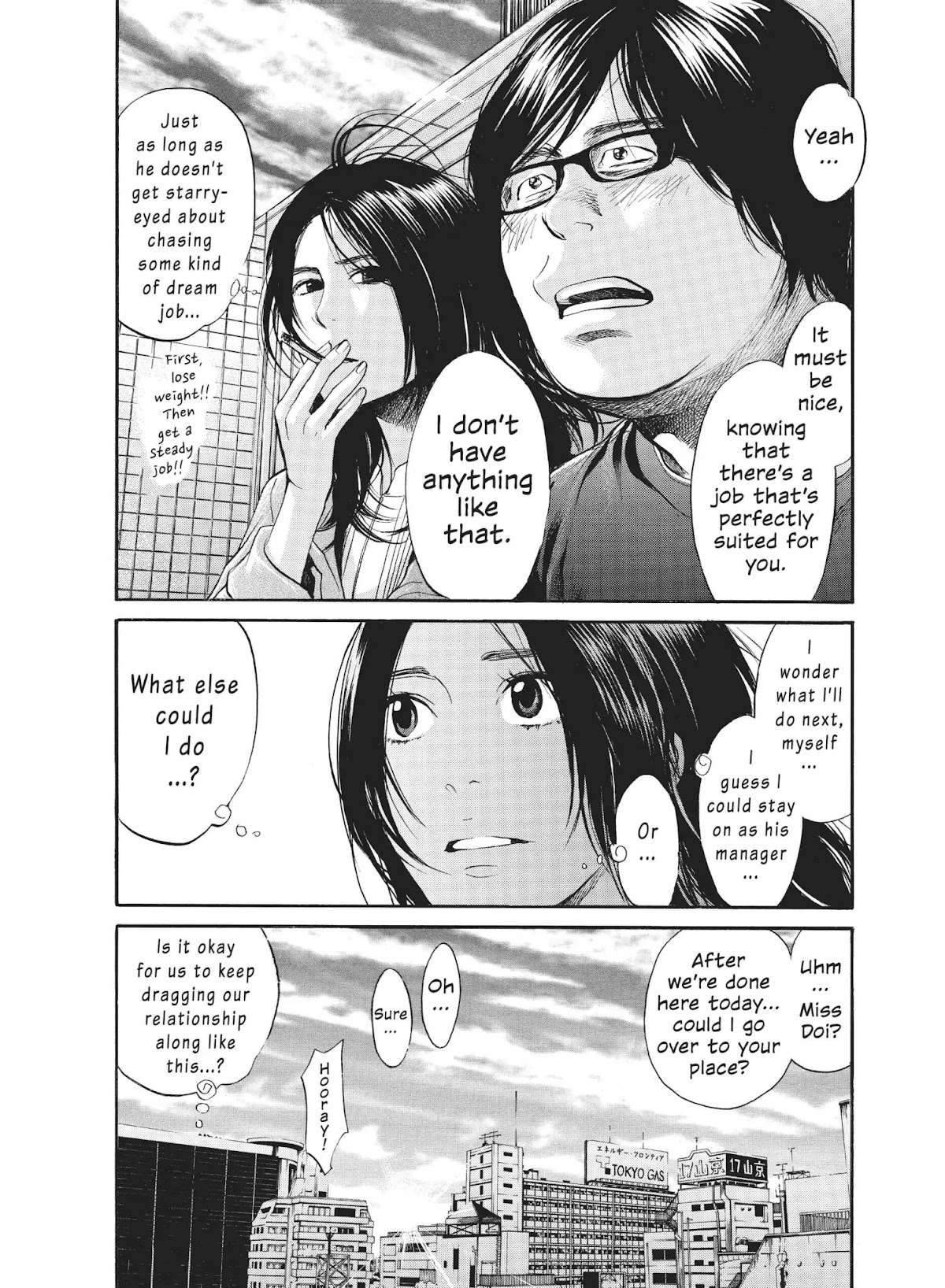 Moteki Chapter 23 page 22 - Chapter 23: The Rock 'n Roll Won't Stop Ringing