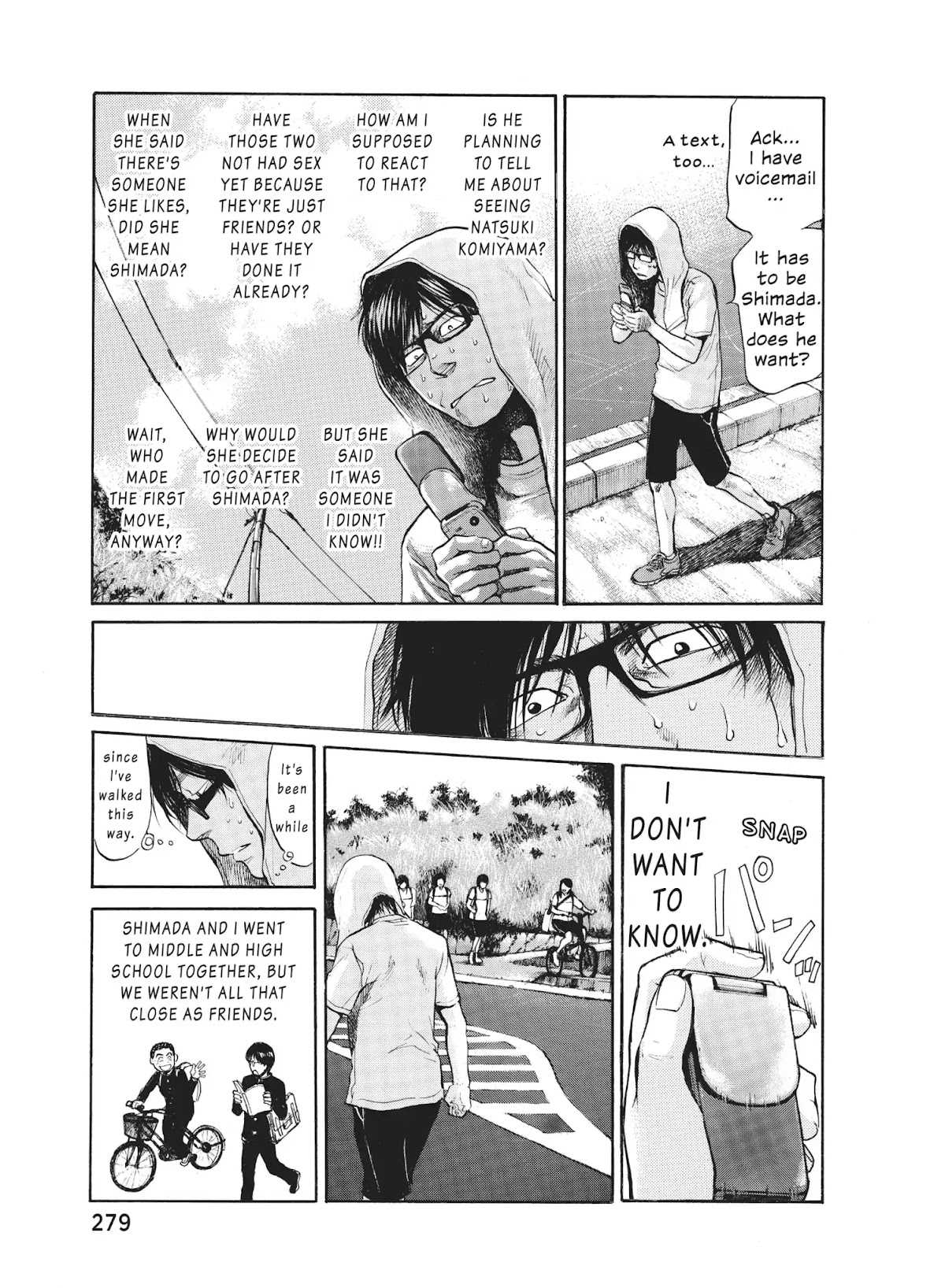 Moteki Chapter 26 page 11 - Chapter 26: Shooting Star Bebop