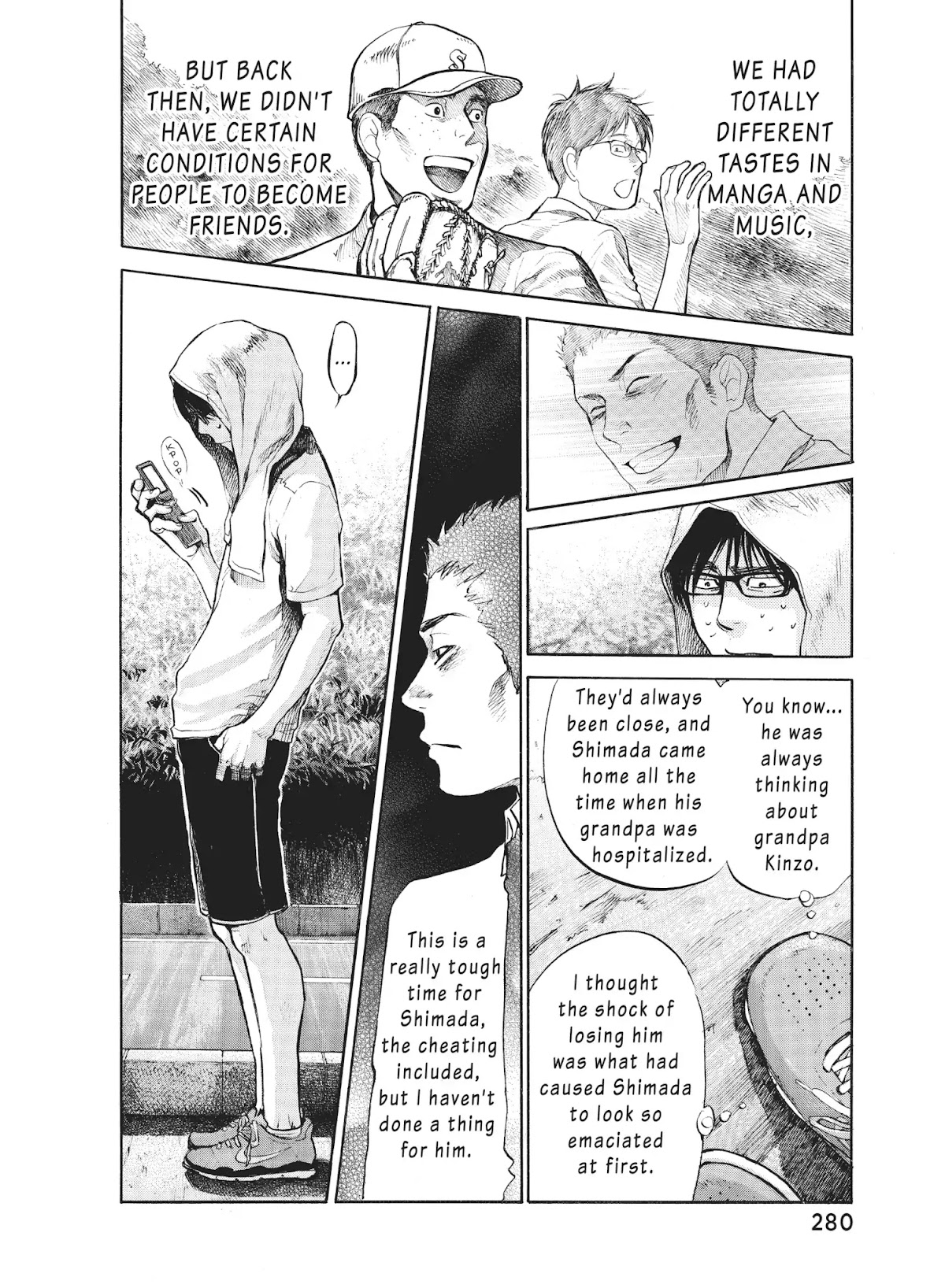 Moteki Chapter 26 page 12 - Chapter 26: Shooting Star Bebop