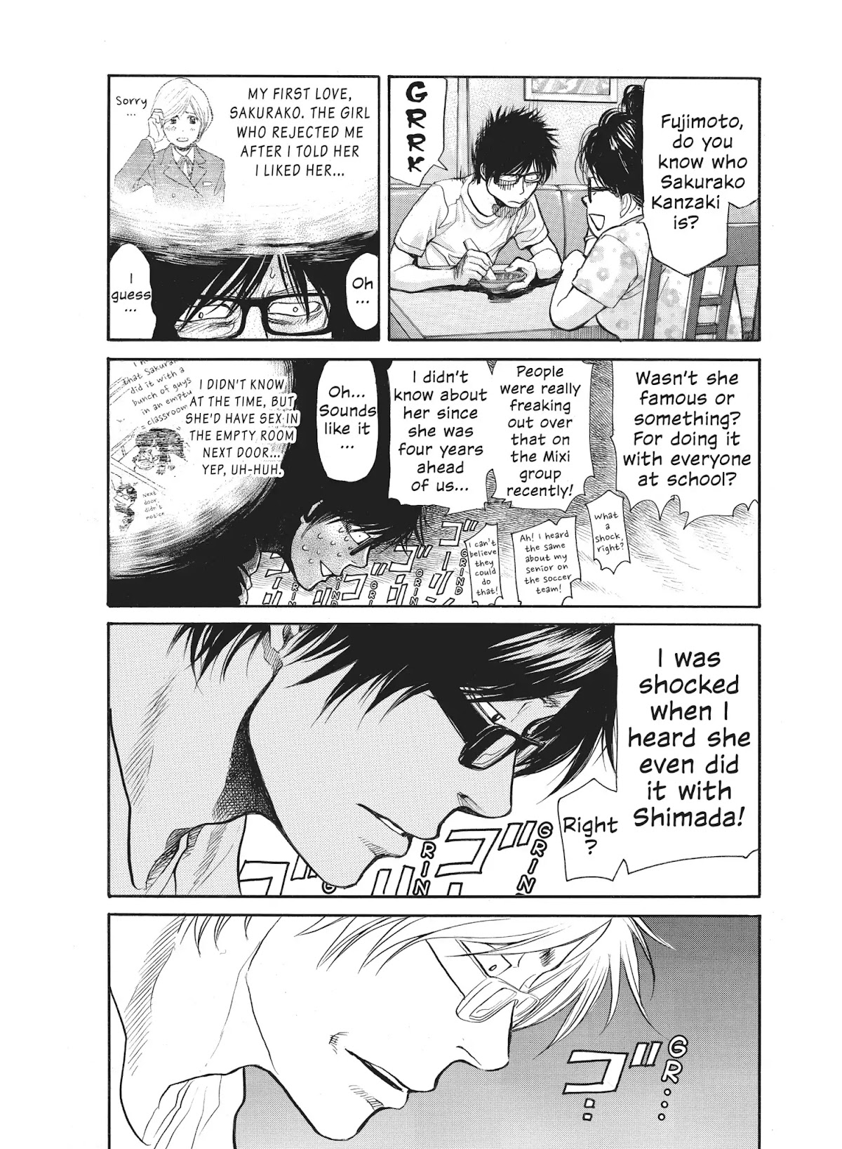 Moteki Chapter 26 page 14 - Chapter 26: Shooting Star Bebop
