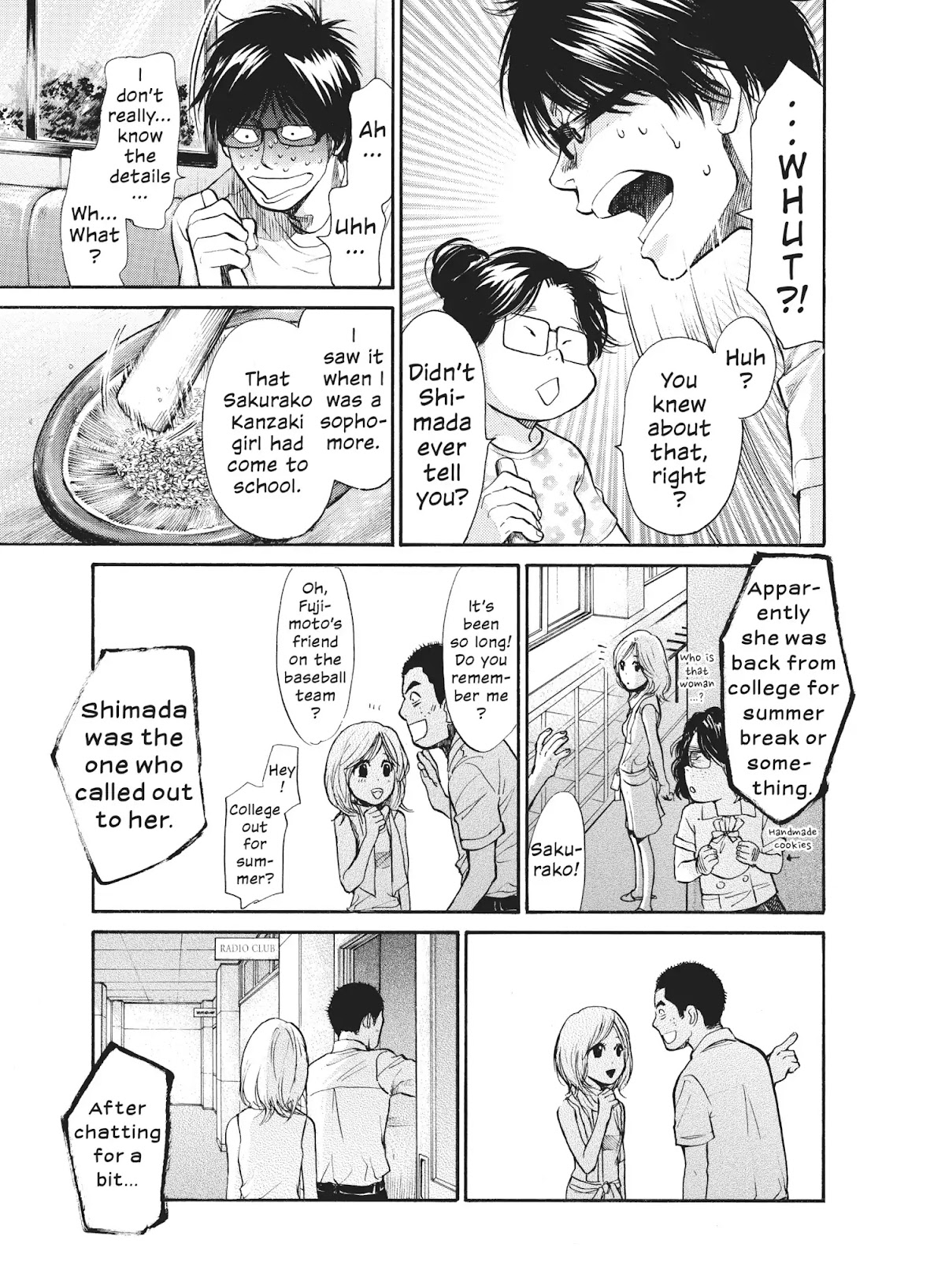 Moteki Chapter 26 page 15 - Chapter 26: Shooting Star Bebop