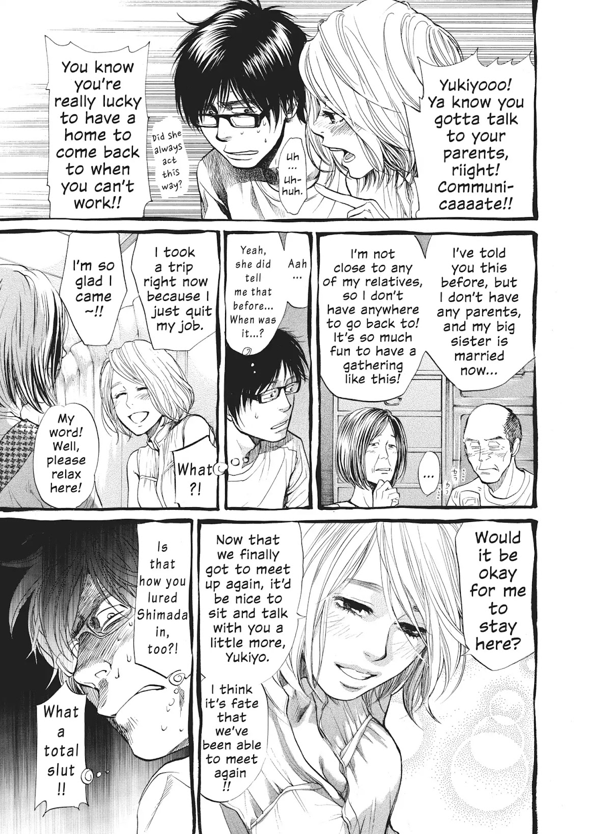 Moteki Chapter 29 page 11 - Chapter 29: Trampoline Girl