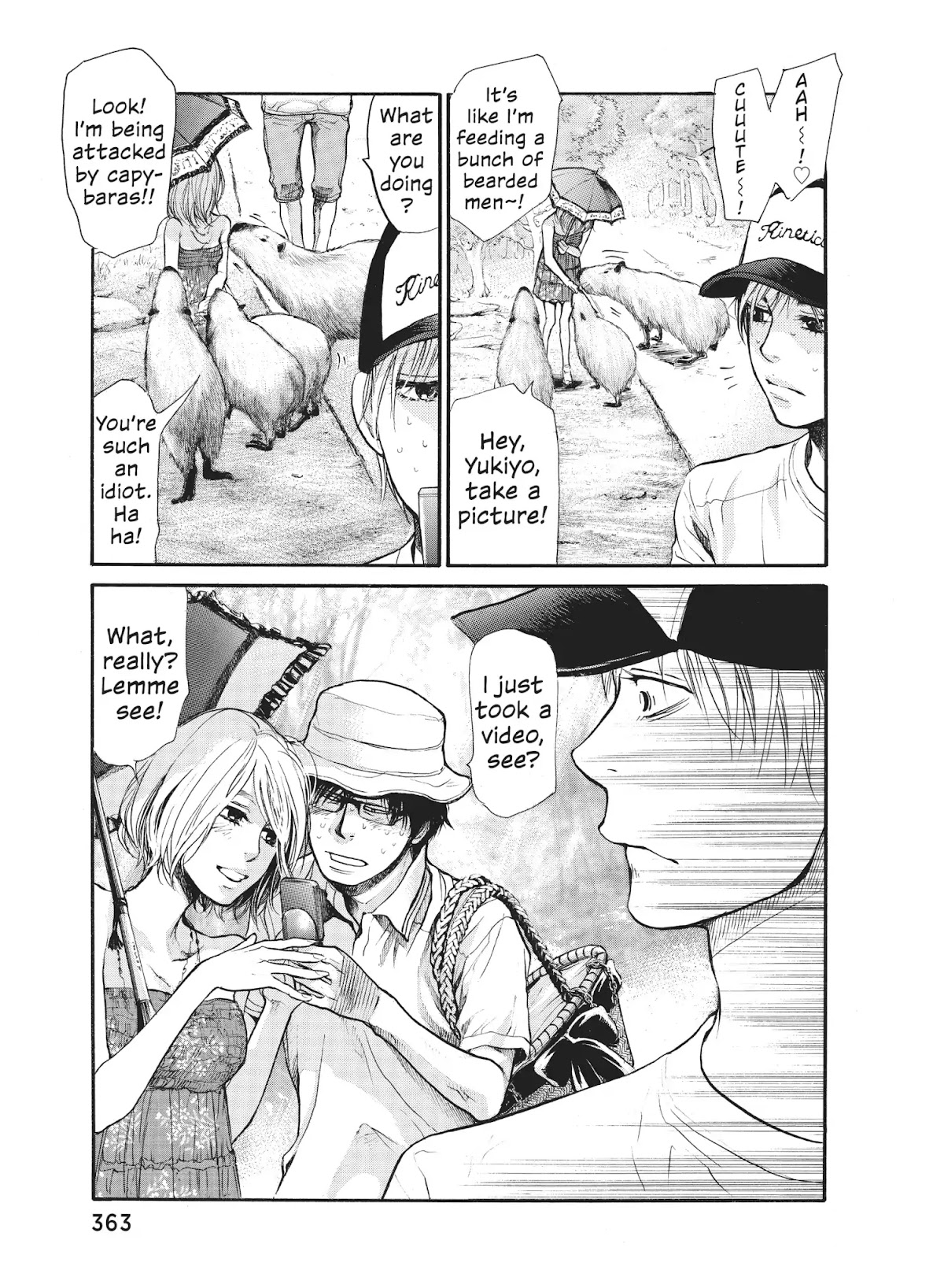 Moteki Chapter 29 page 21 - Chapter 29: Trampoline Girl